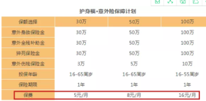 钱包不够鼓，这种意外险很适合你-保点通