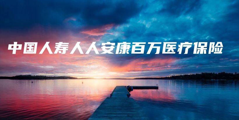 中国人寿人人安康百万医疗保险-保点通