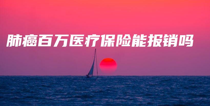 肺癌百万医疗保险能报销吗-保点通