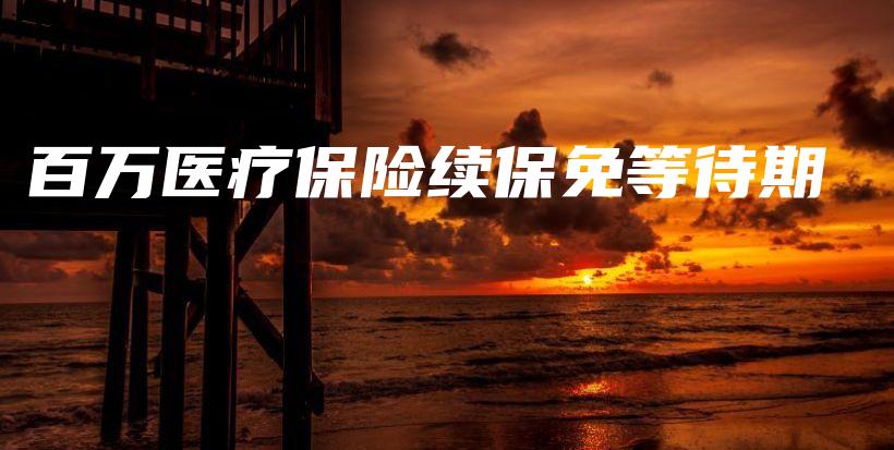 百万医疗保险续保免等待期-保点通