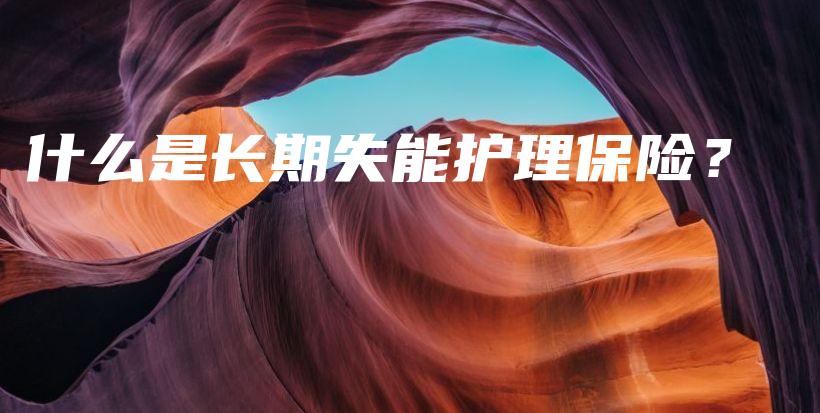 什么是长期失能护理保险？-保点通