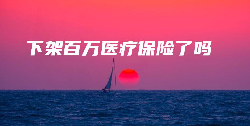 下架百万医疗保险了吗-保点通