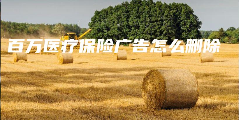 百万医疗保险广告怎么删除-保点通