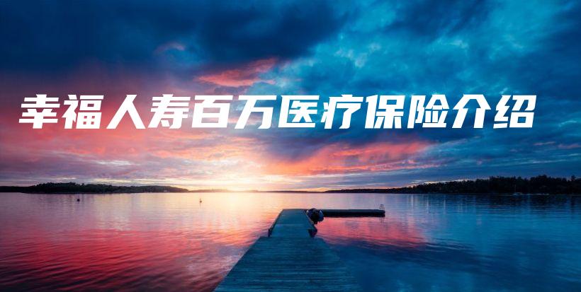 幸福人寿百万医疗保险介绍-保点通