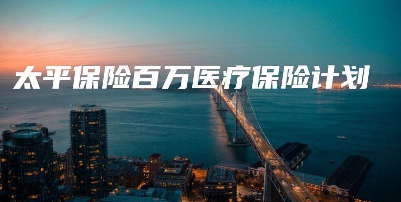 太平保险百万医疗保险计划-保点通