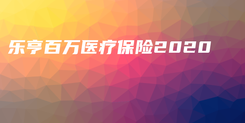 乐亨百万医疗保险2020-保点通