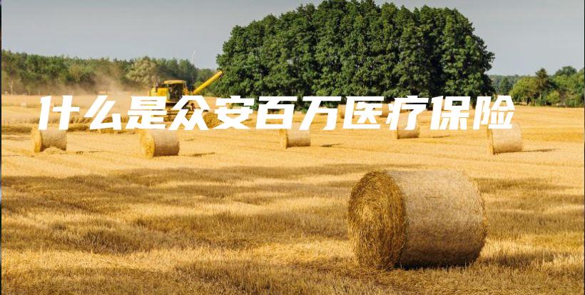 什么是众安百万医疗保险-保点通