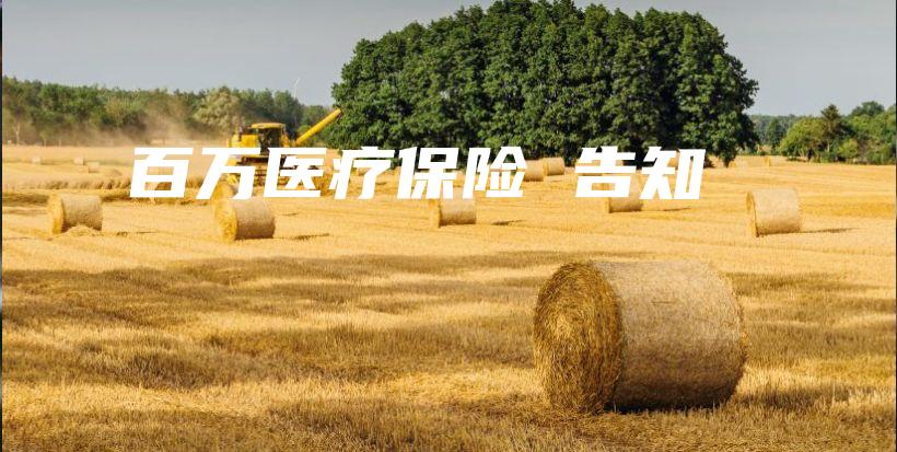 百万医疗保险 告知-保点通