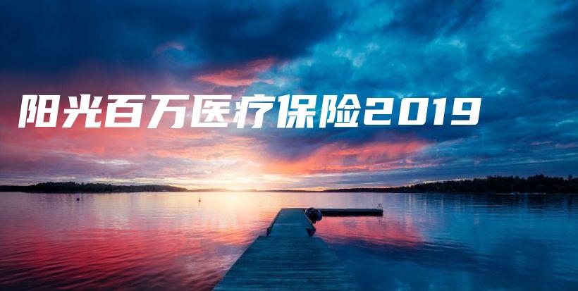 阳光百万医疗保险2019-保点通