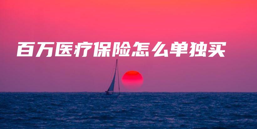 百万医疗保险怎么单独买-保点通