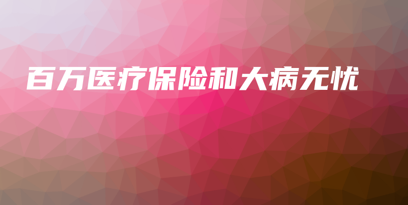 百万医疗保险和大病无忧-保点通