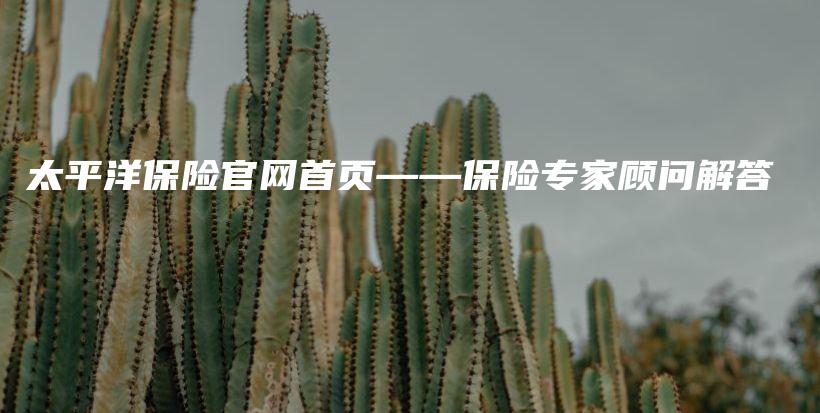 太平洋保险官网首页——保险专家顾问解答-保点通