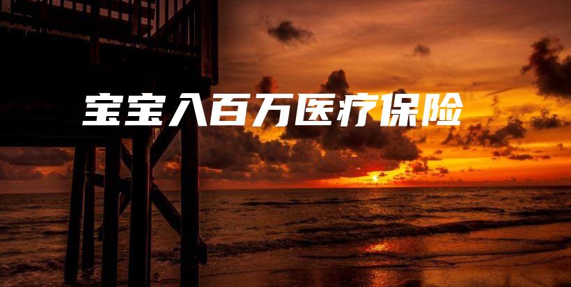 宝宝入百万医疗保险-保点通