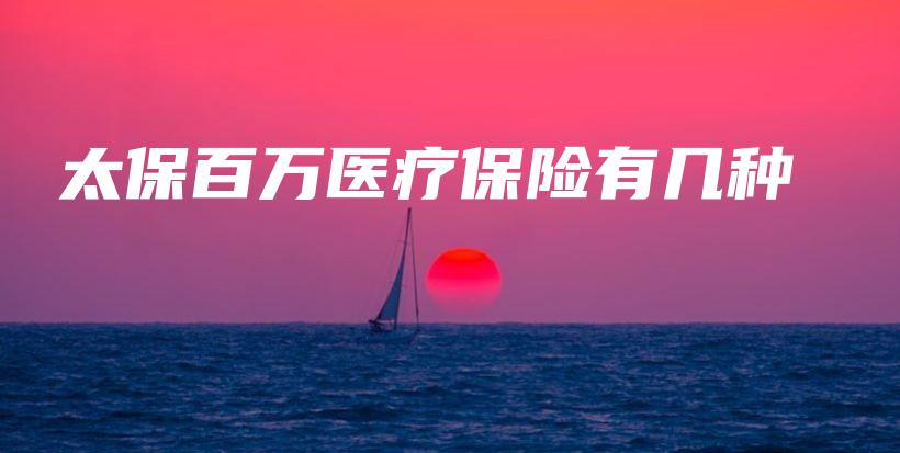 太保百万医疗保险有几种-保点通