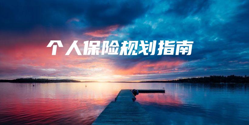 个人保险规划指南-保点通