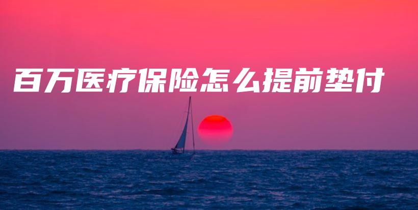 百万医疗保险怎么提前垫付-保点通