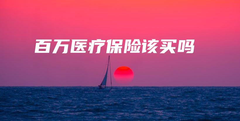 百万医疗保险该买吗-保点通