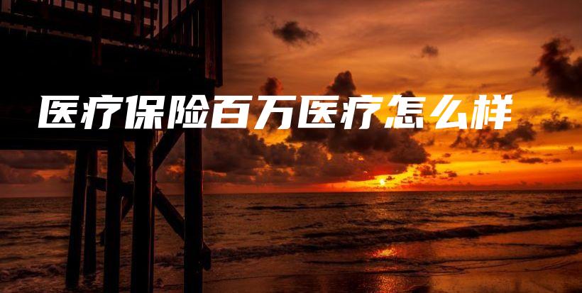 医疗保险百万医疗怎么样-保点通