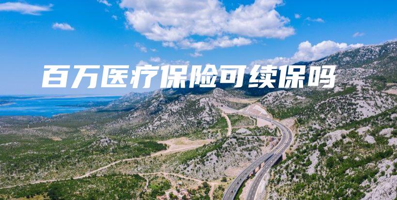 百万医疗保险可续保吗-保点通