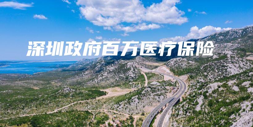 深圳政府百万医疗保险-保点通