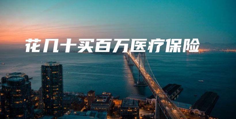 花几十买百万医疗保险-保点通