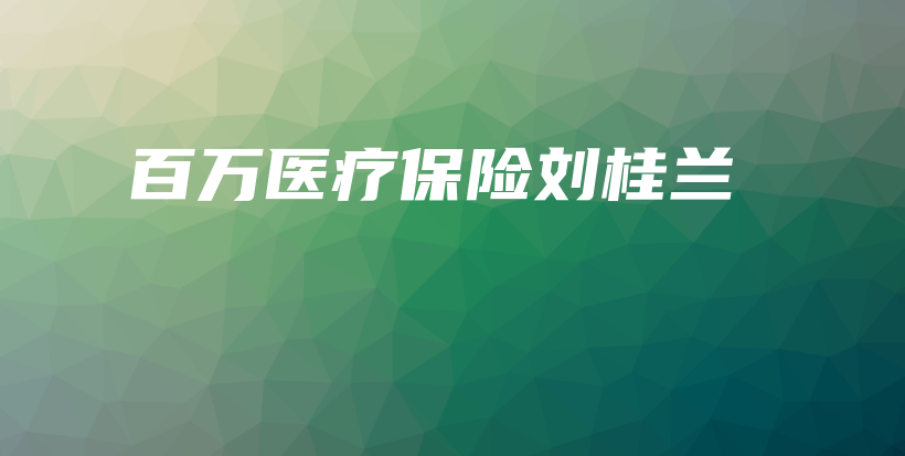 百万医疗保险刘桂兰-保点通