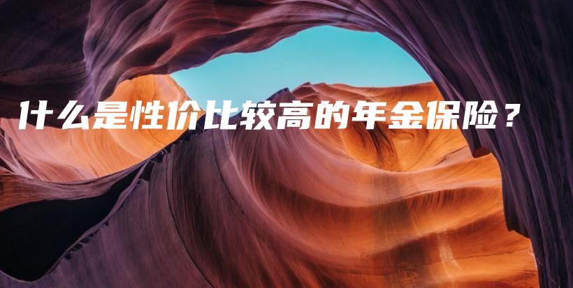 什么是性价比较高的年金保险？-保点通
