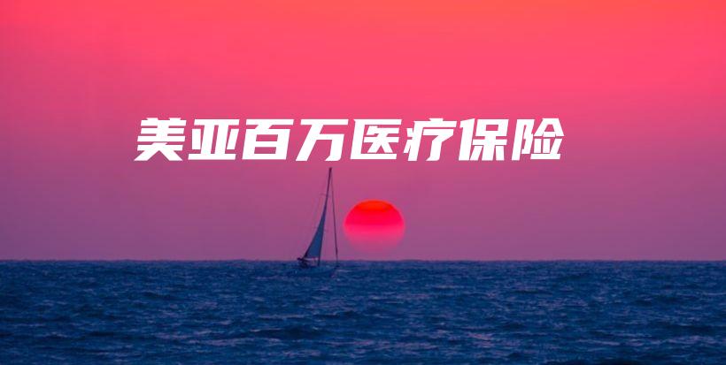 美亚百万医疗保险-保点通