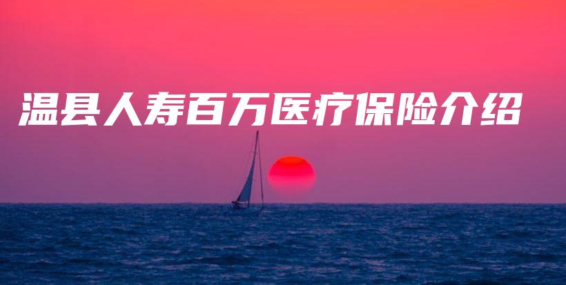温县人寿百万医疗保险介绍-保点通