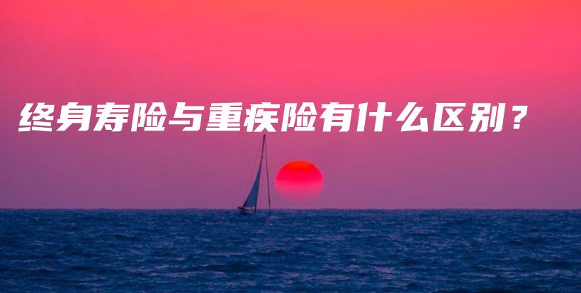 终身寿险与重疾险有什么区别？-保点通