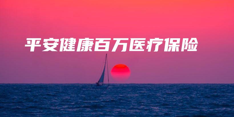 平安健康百万医疗保险-保点通