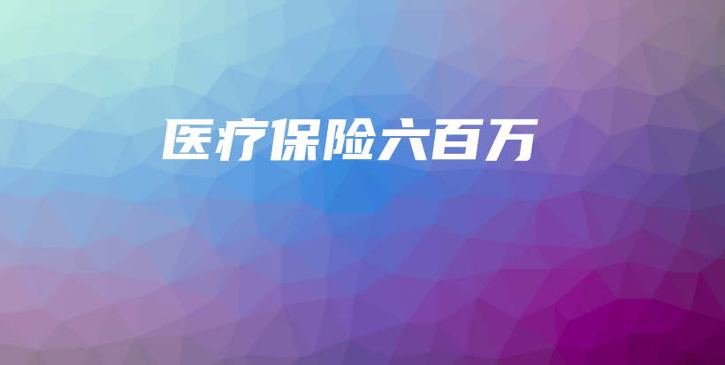 医疗保险六百万-保点通