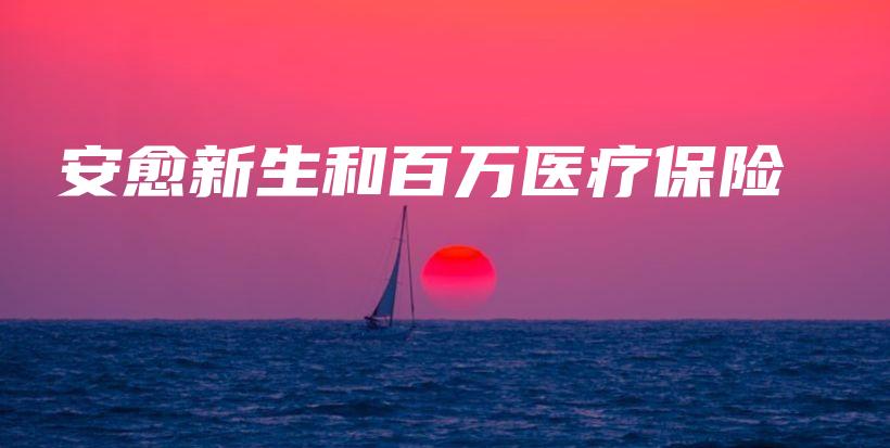 安愈新生和百万医疗保险-保点通