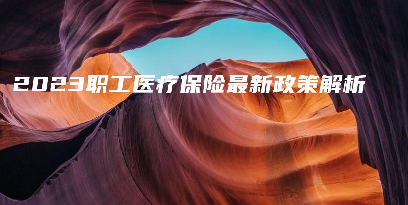2023职工医疗保险最新政策解析-保点通