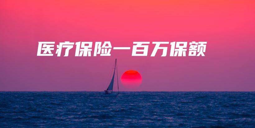 医疗保险一百万保额-保点通