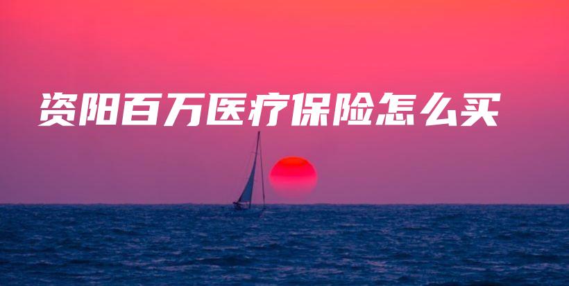 资阳百万医疗保险怎么买-保点通