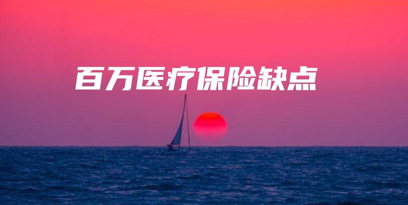 百万医疗保险缺点-保点通
