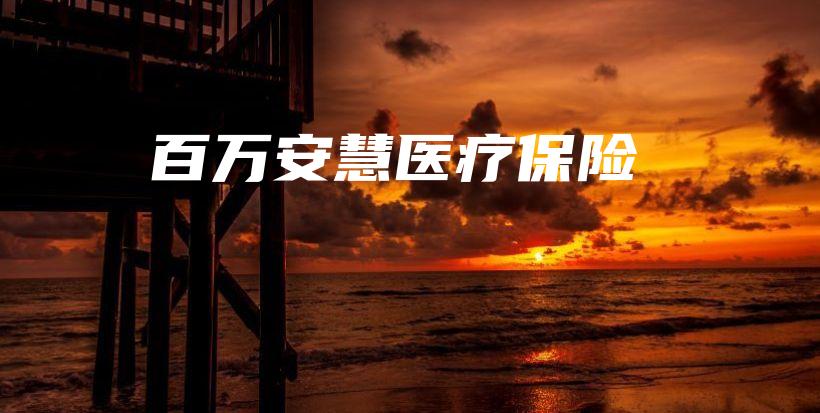 百万安慧医疗保险-保点通