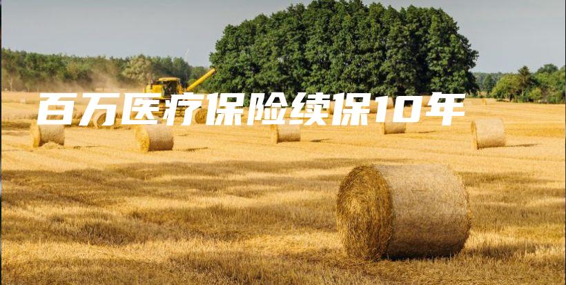 百万医疗保险续保10年-保点通