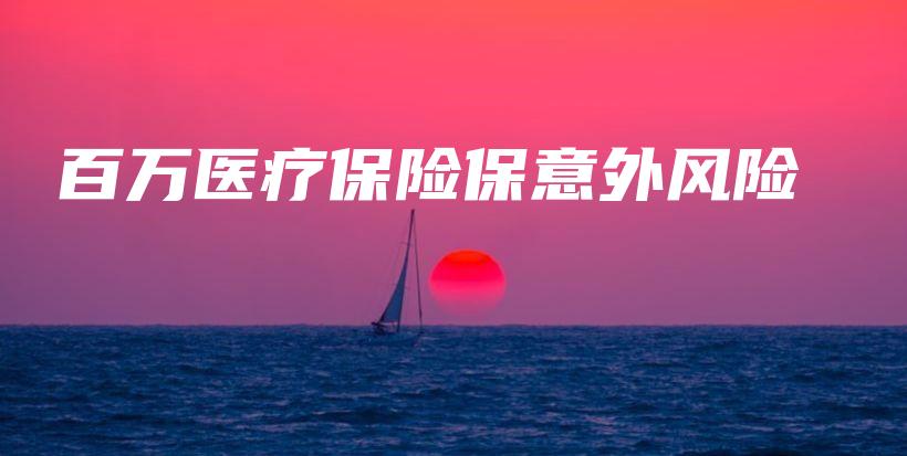 百万医疗保险保意外风险-保点通