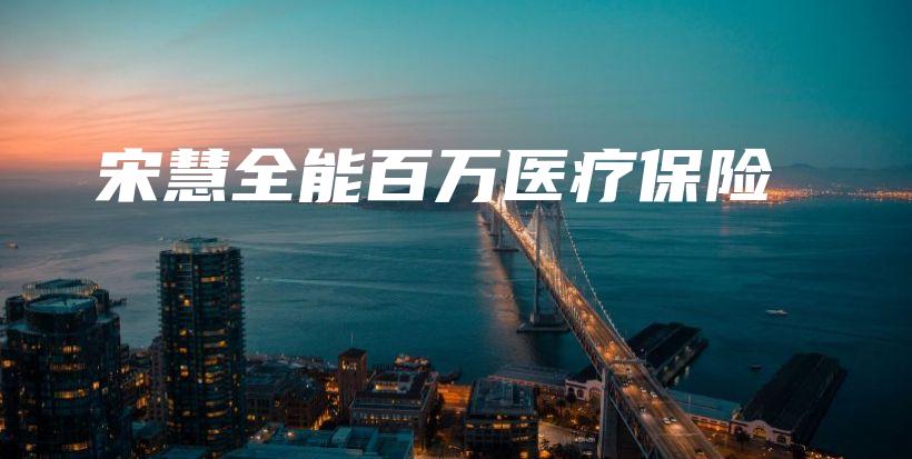 宋慧全能百万医疗保险-保点通