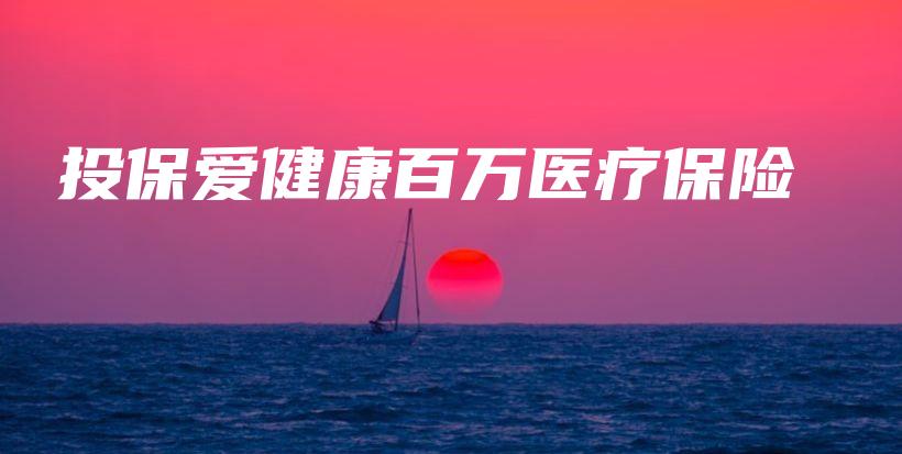 投保爱健康百万医疗保险-保点通