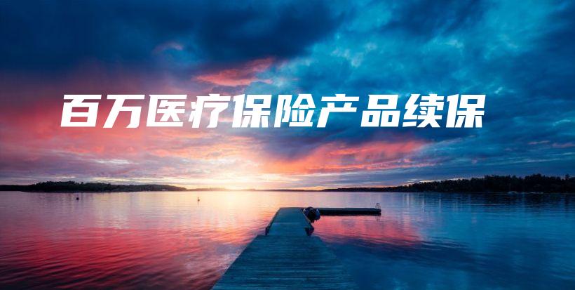 百万医疗保险产品续保-保点通