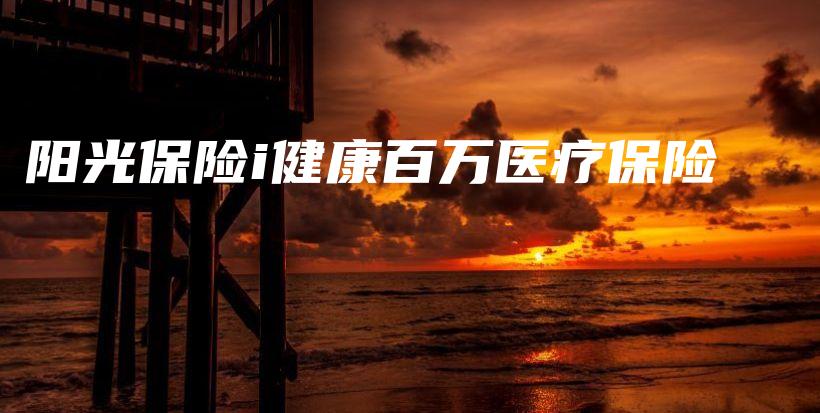 阳光保险i健康百万医疗保险-保点通