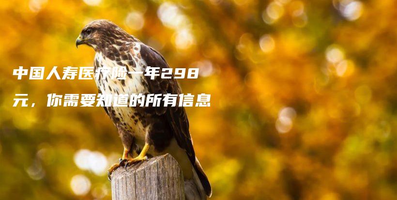 中国人寿医疗险一年298元，你需要知道的所有信息-保点通