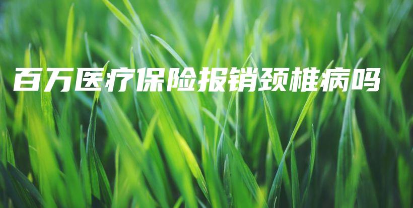 百万医疗保险报销颈椎病吗-保点通