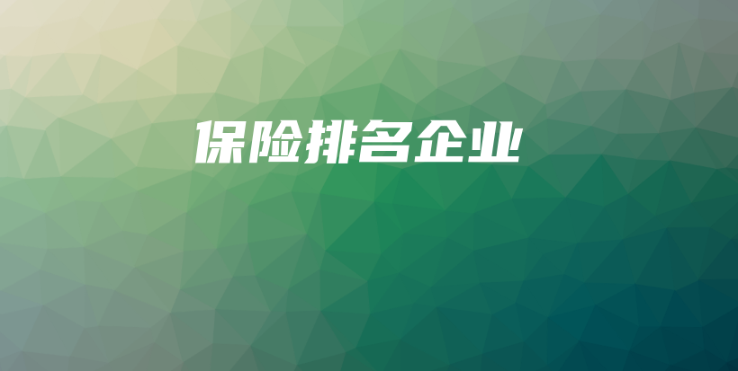 保险排名企业-保点通