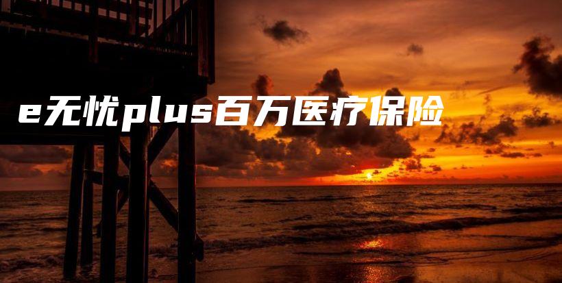e无忧plus百万医疗保险-保点通