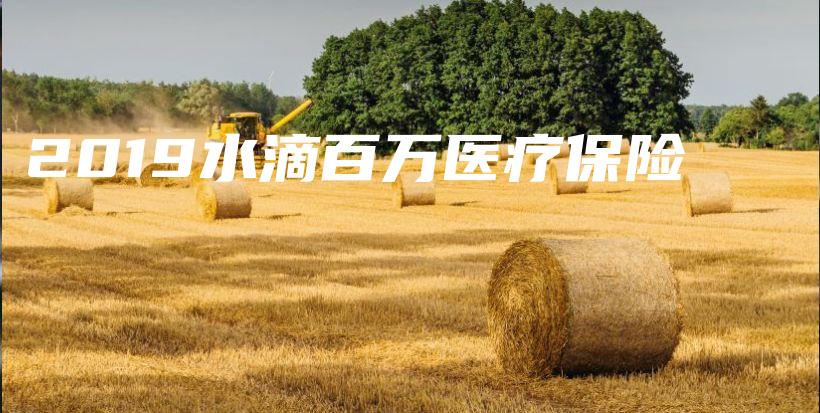 2019水滴百万医疗保险-保点通