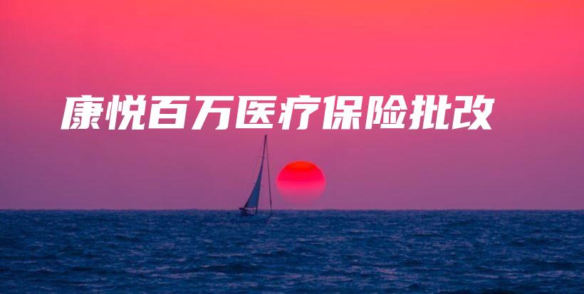 康悦百万医疗保险批改-保点通
